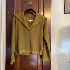 Sézane Claudio Jumper in Olive Green, size M
